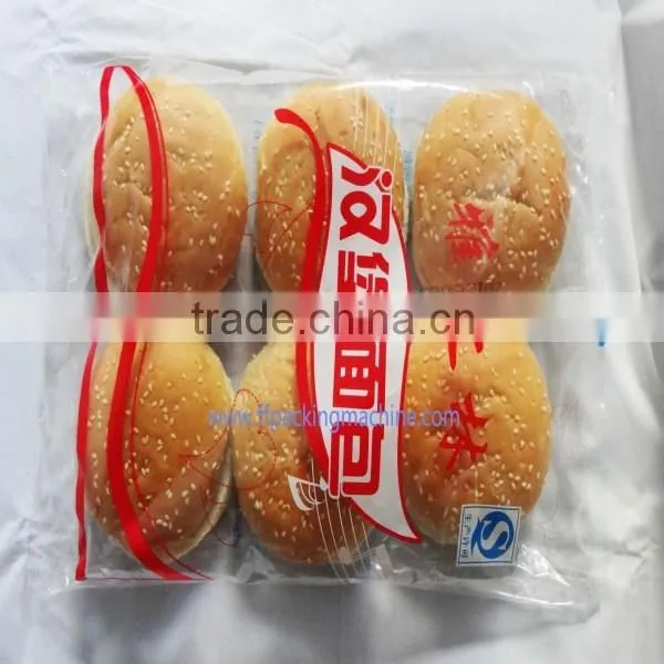 PLC Control Full Automatic Multi- Row Bread Flow Wrapping Machine photo-2