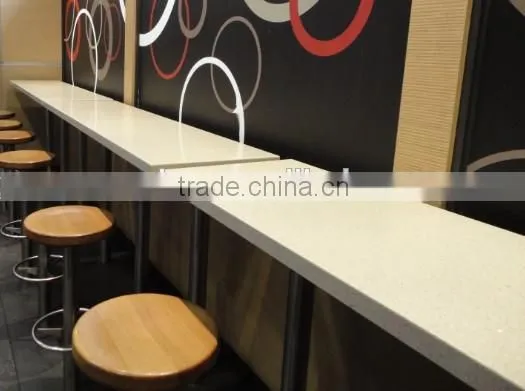 New design long bar table in solid surface bar table for sale