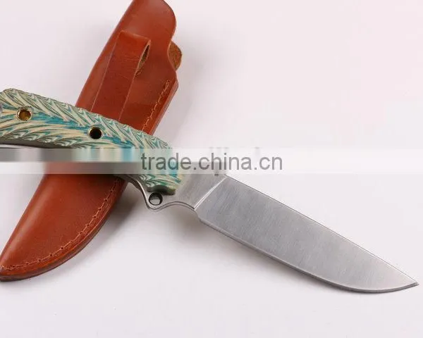 OEM Colorful 7Cr17 Steel Military Knife Full Tang Blade photo-2