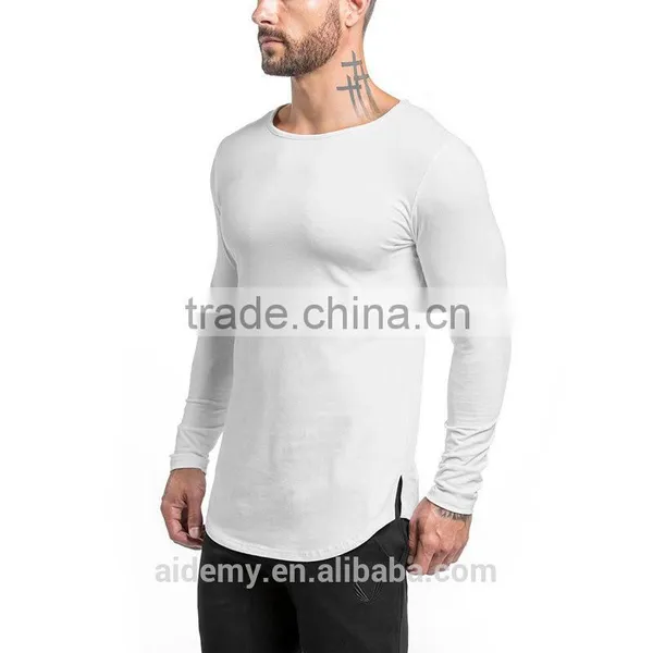 Wholesale Gym Dry Fit Men's Longsleeve Fitness Sports Seamless t Shirt photo-4