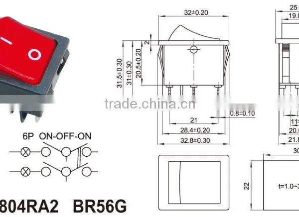 Boat Switch,rocker Switch Mini Switch On-off Switch,electronic Power Rocker Switch photo-5