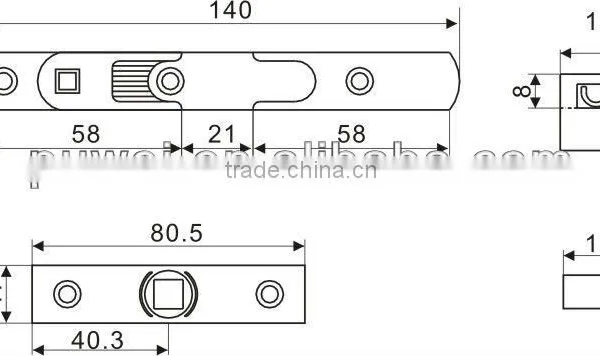 PVC Window and Door Bolt 9.29.20704 photo-2