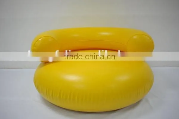 PVC Yellow Leisure Inflatable Sofa Big Air Chair Sofa Furniture photo-6
