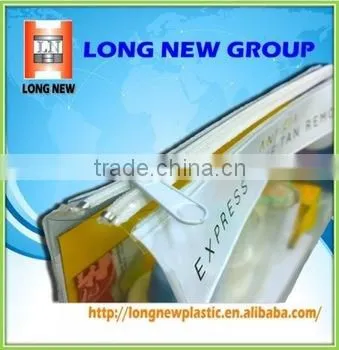 Quality Transparent Pvc Zipper Bag for Cosmetics Packaging photo-3