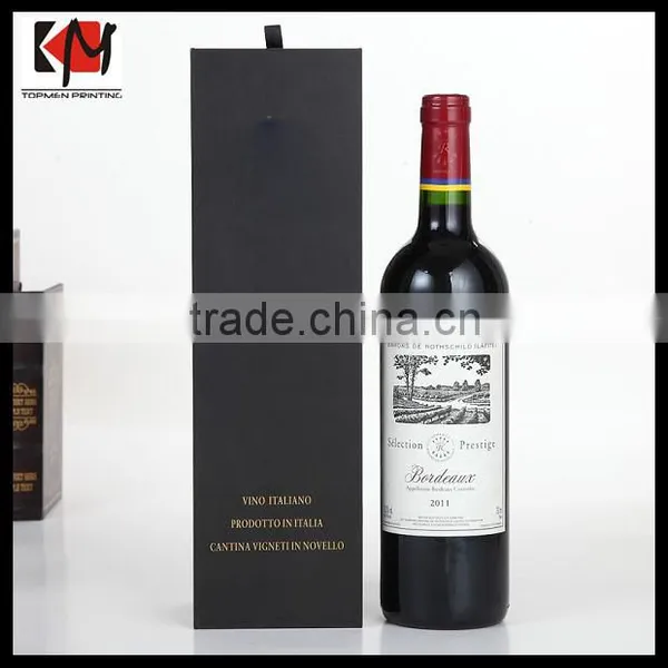 Recyclable Wine Bottle Gift Box Customized Wine Cardboard Box photo-4