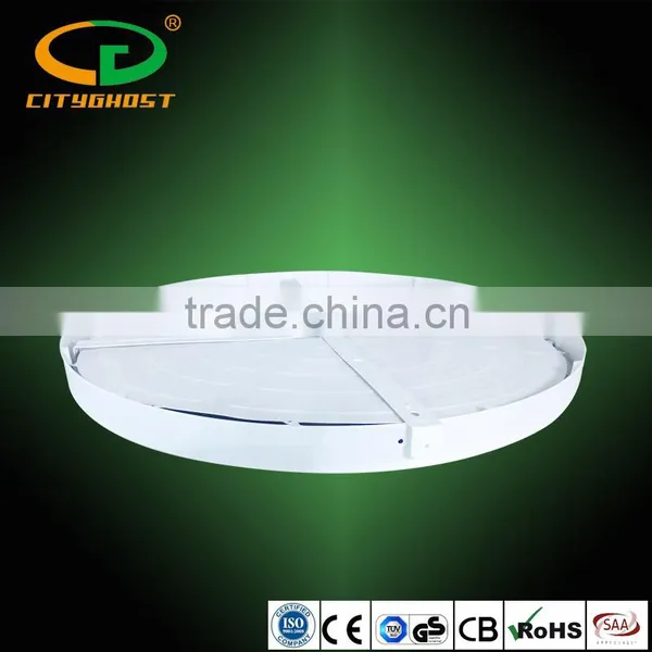 White Frame 36W 85LM/W 600MM Big Size Surface Mounted Round LED Panel photo-3