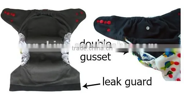 New Design Waterproof Baby Pocket Diaper With Double Gusset photo-2