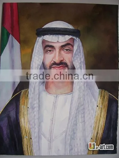 Arab Painting on Watercolour Paper Watercolor Paintings