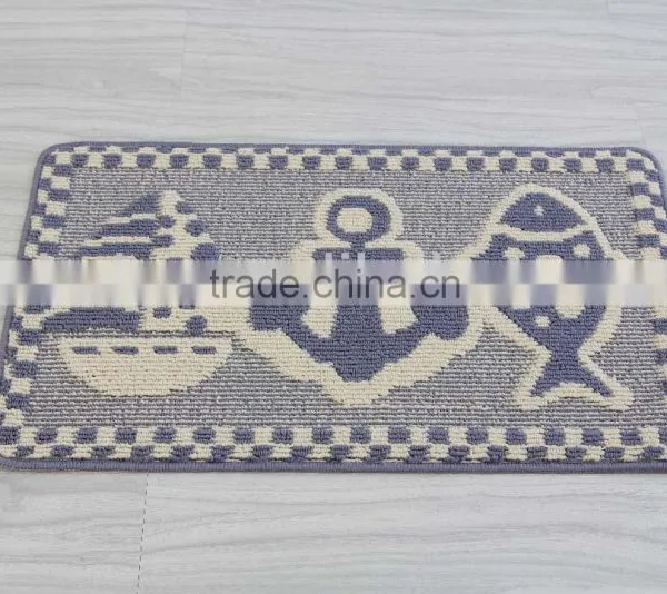 Polyester Non Slip Printed Door Floor Mat Non Slip Rug Pad photo-5