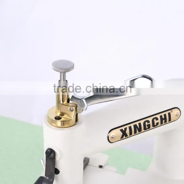 Single Double Knife Leather Skiving Machine/ Automatic Lubrication Fur Sewing Machine 801 photo-4