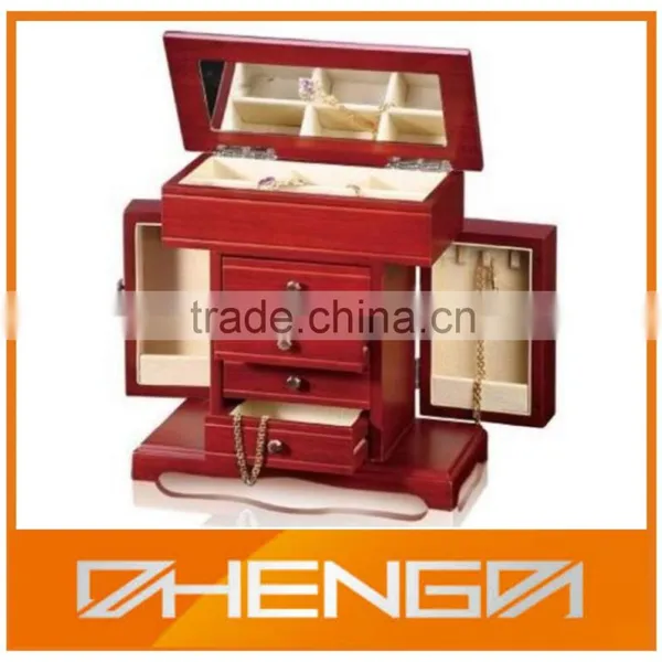 Guangzhou Factory Customized Made Luxury Jewelry Wooden Box,Wooden Packaging Boxes (ZD-J31C) photo-6