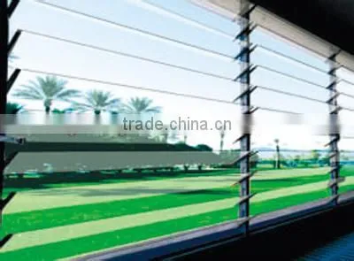 4mm-6mm Clear/Tinted/Mistlite/Nashiji LOUVER GLASS With CE&ISO Certificate