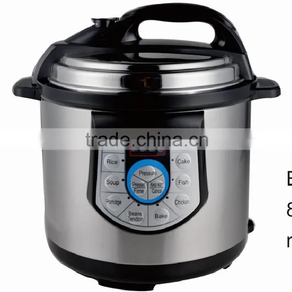 drum shape stainless steel electric pressure cooker