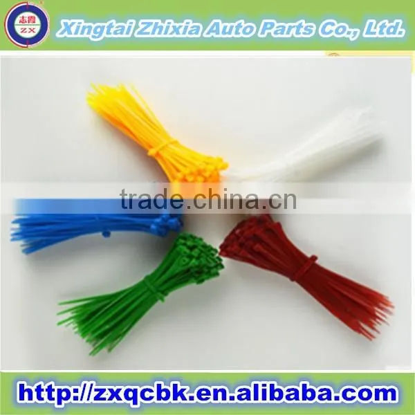Easy Fastening Black and White PA 66 Cable Ties/Disposable Nylon Cable Ties/Wire Cable Ties photo-6
