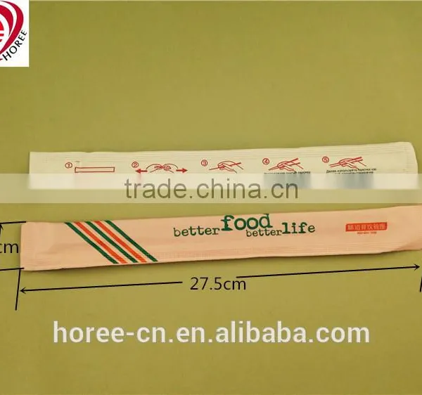 Customizable Bamboo One Time Use Bamboo Chopstick With Paper Sleeve photo-2