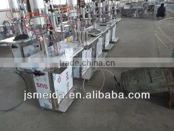 Semiautomatic Aerosol Filling Machine