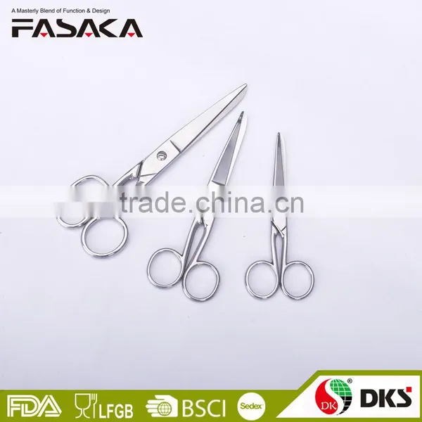 SS16007-3PCS -2016 New Style High Quality Full Stainless Stee Talor Scissors