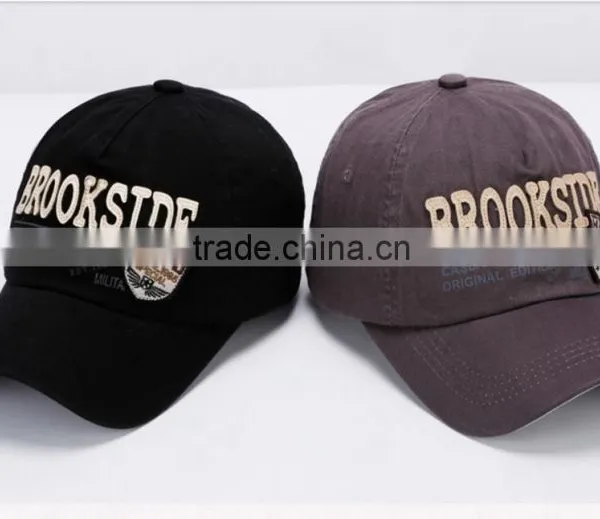 Custom Logo High Quality Flat Embroidery Washed Sports Caps photo-4
