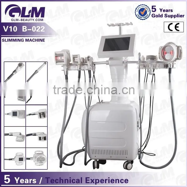 B-022 Super Shaper Weight Loss Machine/Vacuum Roller Laser+BIO+RF+Cavitation Loss Weight