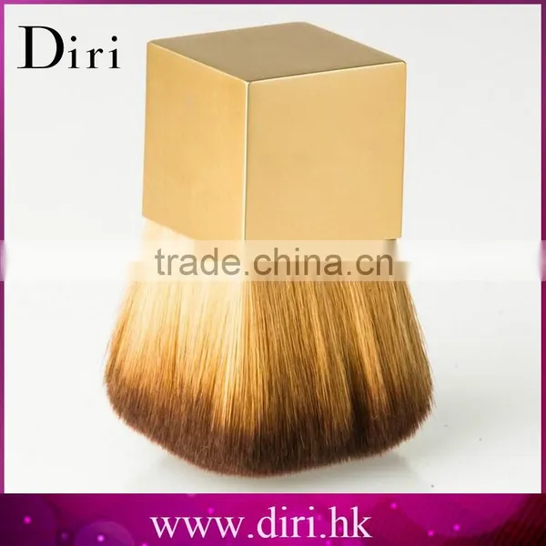 Golden Color Kabuki Brush Square Shape Handle Cosmetic Powder Brush photo-4
