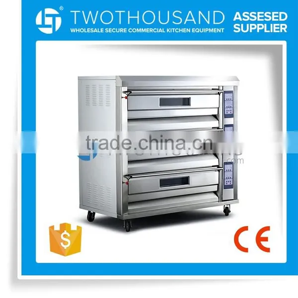 Electric Oven for Pizza - 3 Decks 6 Trays, Front S/S, CE, Pan 40*60 Cm, TT-O39E photo-2