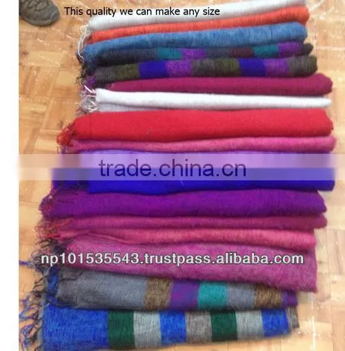 Blanket Woolen/ Handmade Acrylic Blanket/ Light Weight Blanket photo-2