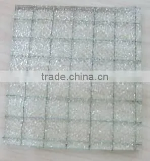 6mm /7mm Wire Mesh Glass / Wire Mesh Security Glass Wire Reinforced Glass /wired Glass Prices photo-4