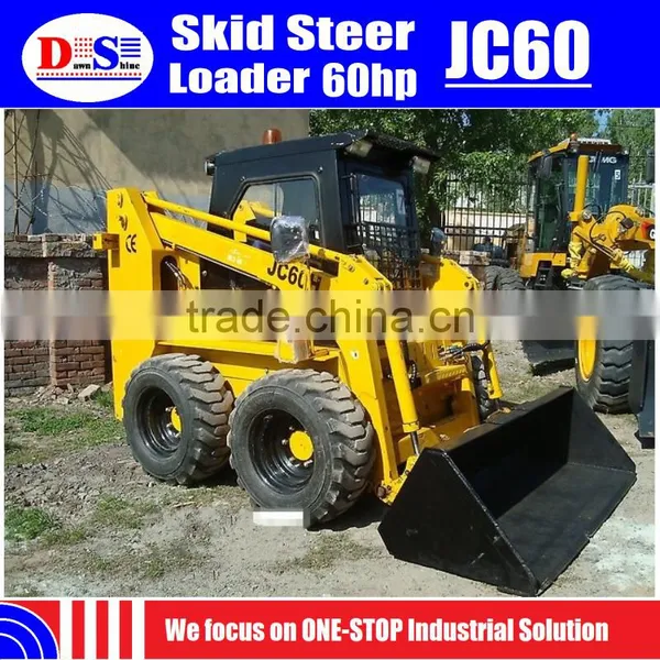 850kg Hot Sale Small Skid Steer Loader 60hp JC60 Skid Steer Attachments photo-3