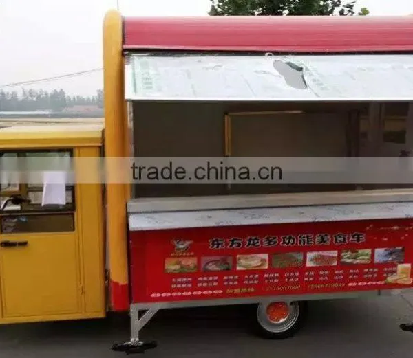 Pizza Food Cart For Sale/ Mobile Food Kiosk/ Mobile Coffee Shop With Wheels Design