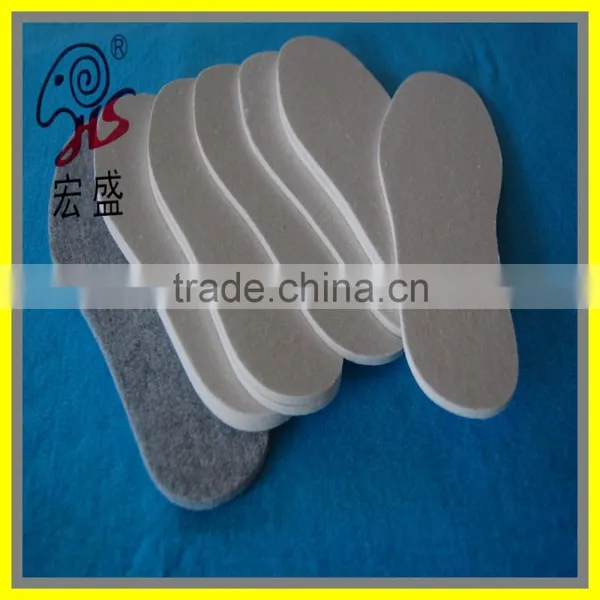 Comfortable Winter Foot Wear Wool Felt Insole Factory photo-3