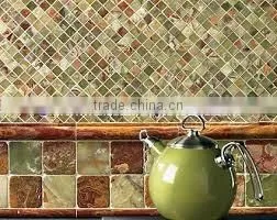 BEAUTIFULL CUSTOM MADE MULTI GREEN ONYX MOSAIC TILES COLLECTIONS photo-2