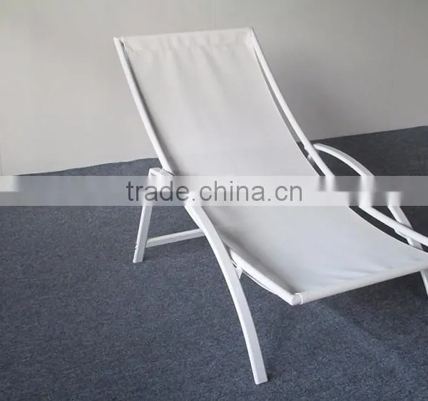 Outdoor Furniture Stackable Aluminium Mesh Lounge Chair photo-2