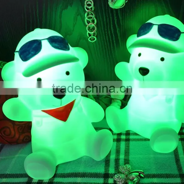 2016 Christmas Kids Gift LED Color Change Dog Night Light photo-2