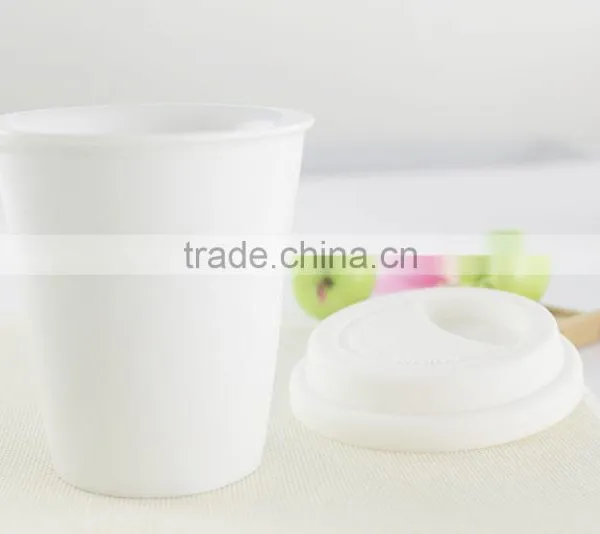Christmas Wholesale Cheap Double Wall Ceramic Tumblers, Travel Coffee Mug With Silicone Lid photo-6