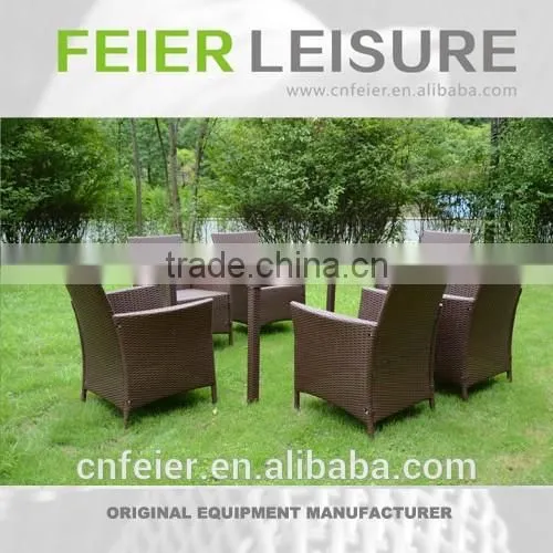 2014 PE Rattan/wicker Outdoor Garden Coffee Tables and Chairs photo-3
