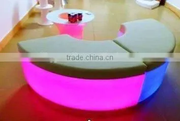 LED Colorful Garden Plastic Led Plastic Remote Control Bench for Events photo-4