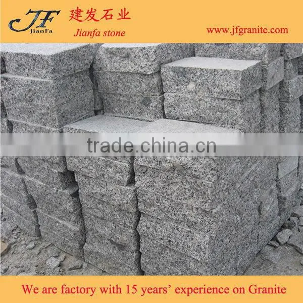 Natural Split Stone Grey Granite Curbs Paving Stone photo-3