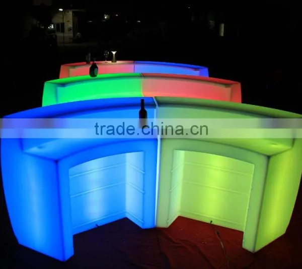 Elegant Led Light Bar Furniture, Cheap Led Light Table, Cheap Portable Bars Counter photo-6