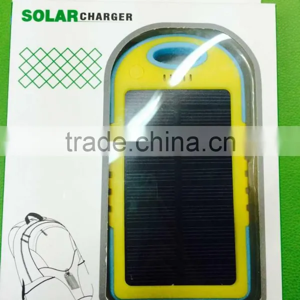 Waterproof Solar Power Bank Capacity 10000mAh With AC Charger and USB Cord for Mobile Phones and USB Devicecs photo-2