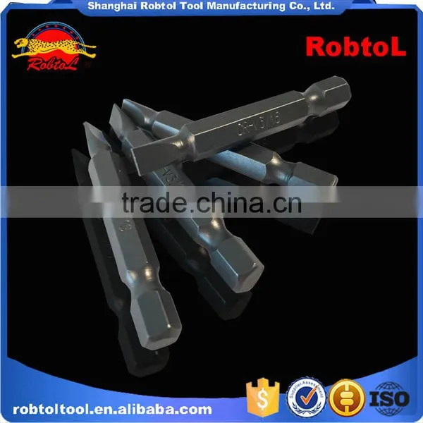 6.5*50mm S2 Steel Magnetic Head Screwdriver Bits Hex Shank PH1 PH2 Electric Air Pneumatic photo-6