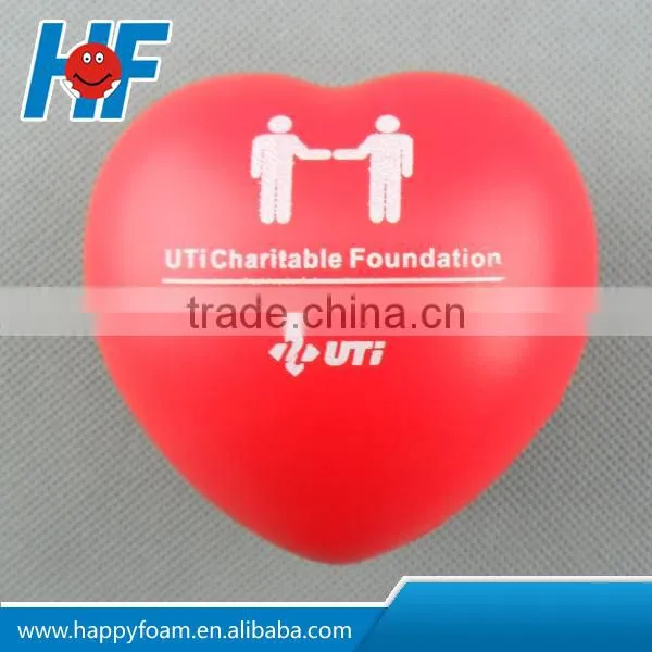 Red Heart Shape pu Anti Stress Squeeze Reliever Ball Toy photo-5