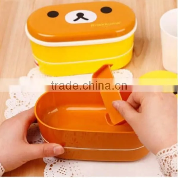 Portable Cute Bear Plastic Lunch Box,Storage Boxes Food Storage/Food Bento Box,CUSTOM Hot New Product for 2015 photo-3