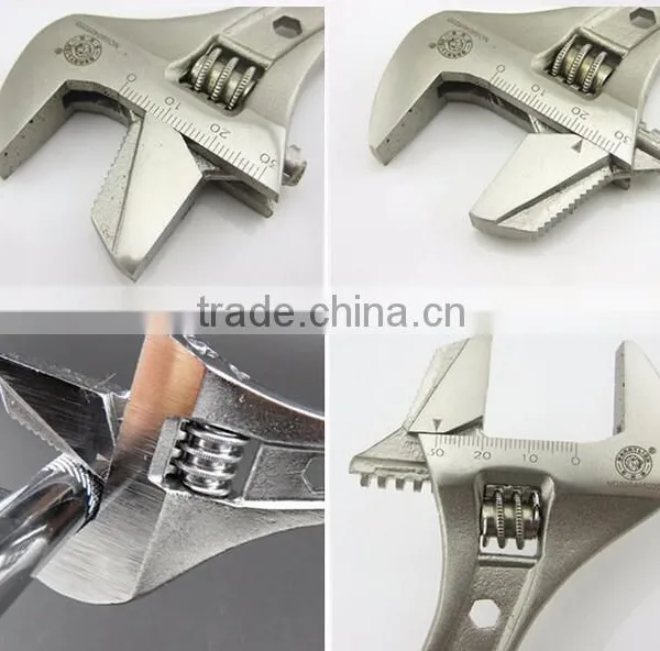 BERRYLION 250mm Adjustable Monkey Screw Wrench With Rubber Handle Design photo-2
