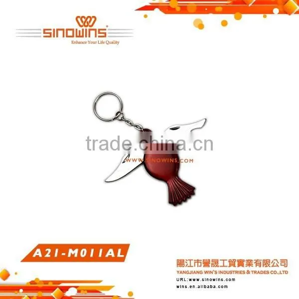 Pigeon Shape Multifunctional Key Chain Stainless Steel Tools photo-2