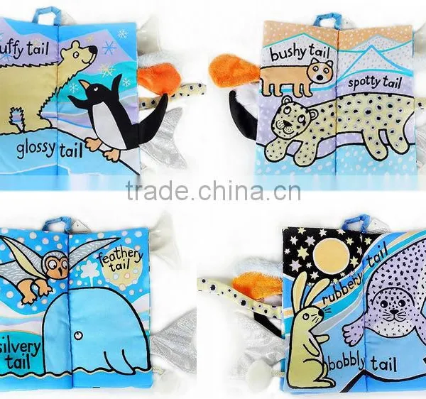 New Born Baby Infant Developmental Soft Animal Cloth Book photo-3