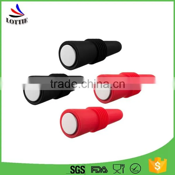 Lottie New Product Food Grade Silicone Wine Bottle Stopper/silicone Wine Stopper ,FDA Food Grade Silicone Wine Bottle Stopper photo-2