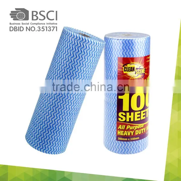 Cheap Good Quality Big Spunlace Nonwoven Fabric Rolls Household Wiping Nonwoven Wipers photo-3