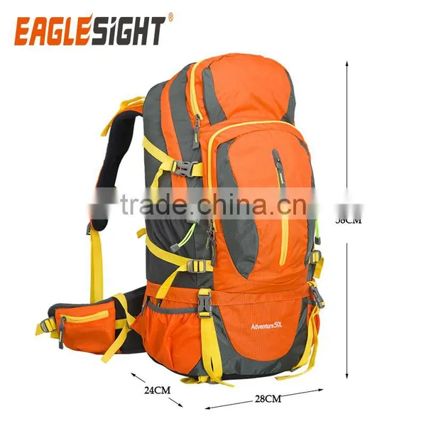 50L Internal Frame Backpack Hiking Backpacking Packs for Outdoor Hiking Travel Climbing Camping Mountaineering With Rain Cover photo-2