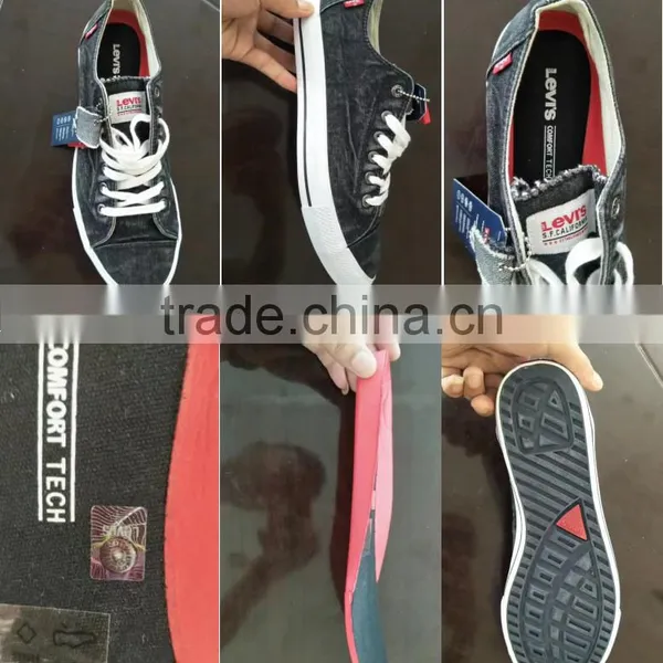 Original Brand Denim Upper Canvas Shoes Stock for Men photo-3