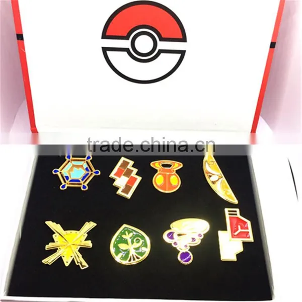 Wholesale Hot Sale Good Quality Cartoon Japanese Animation Pokemon Memorial Badge Set for Children Birthday Gifts photo-6